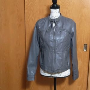 Faux Leather Jacket size M